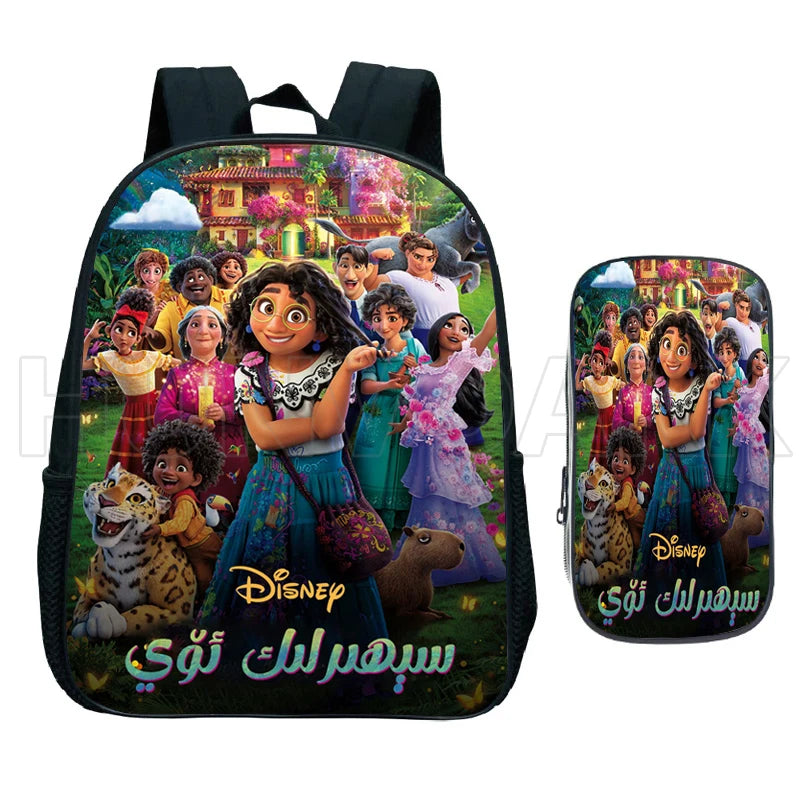 12inch Mirabel Madrigal Backpack Kids School Bags - 2pcs
