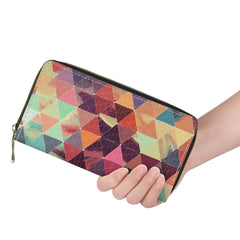 Halloween Ghost Pattern Long Wallet Zipper Clutch Bag