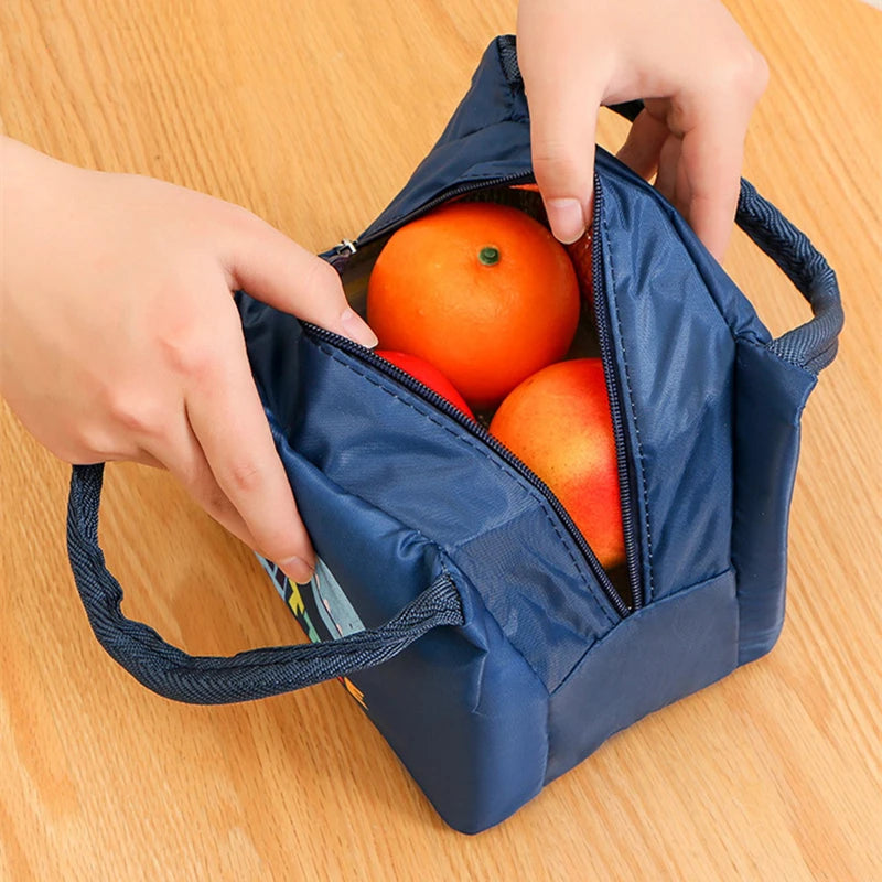 Cartoon Insulated Bento Box Thermal Bag for Lunch