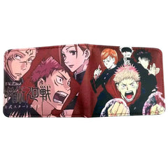 Jujutsu Kaisen Cosplay Wallet Card Holder Money Clip with Coin Pocket
