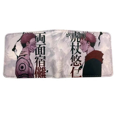 Jujutsu Kaisen Cosplay Wallet Card Holder Money Clip with Coin Pocket