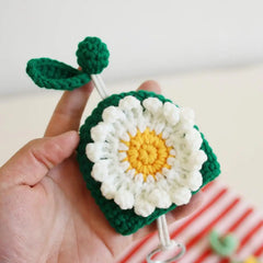Knitted Key Case Pull Type Key Wallet Lovely Pouch Pig Organizer