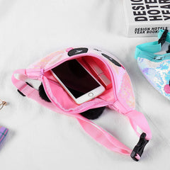 Sequin Panda Waist Pack Fanny Belt Bag Girls Shoulder Korea Travel Pouch