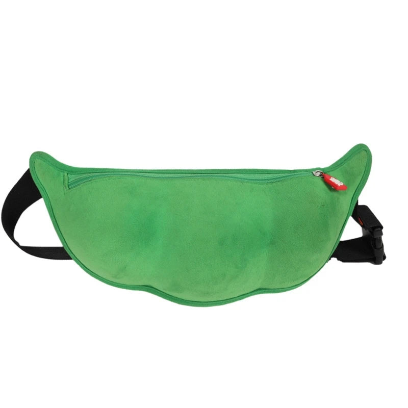 Funny Cartoon Pea Messenger Bag for Teen Girls