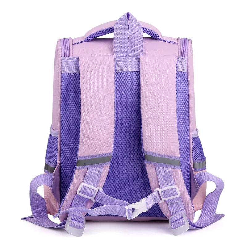 Cartoon Pink Girls School Bags Primary School Bag for Kids Backpack