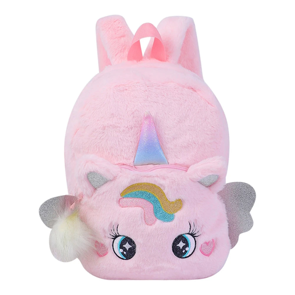 Pony Backpack Plush Travel Bag for Kids