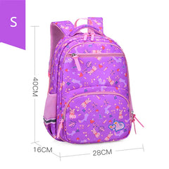 Cartoon Printing School Bags for Kids Orthopedics Backpack Mochila Infantil