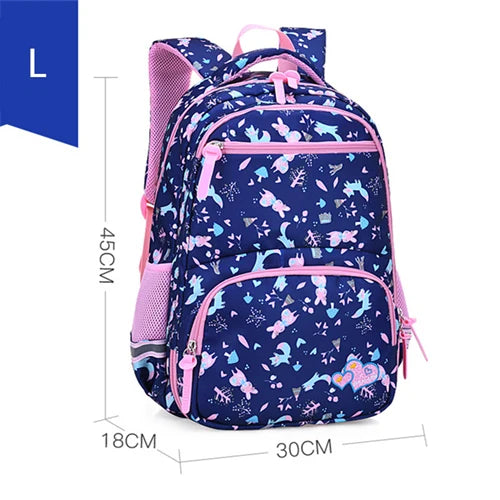Cartoon Printing School Bags for Kids Orthopedics Backpack Mochila Infantil