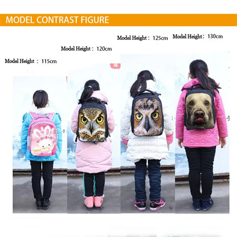 Kids Cartoon Rocket Locomotive Backpack - Steam Train Schoolbag