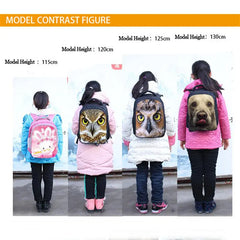 Kids Cartoon Rocket Locomotive Backpack - Steam Train Schoolbag