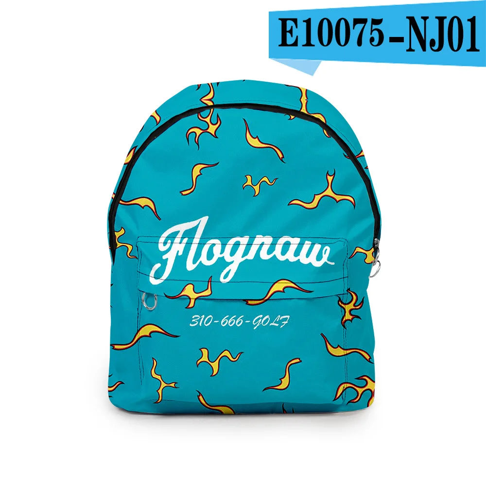 Tyler The Creator Student Backpack 3D Print Waterproof Casual Travel Backpacks