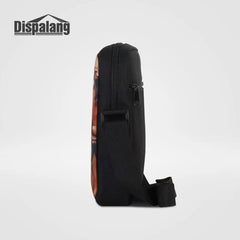 Cartoon Yoga Girl Small Messenger Bag for Women