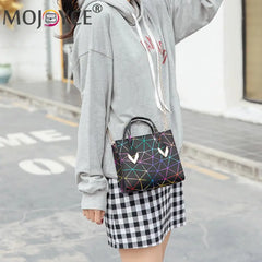 Print Mini Handbag Women PU Leather Crossbody Tote Bag