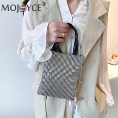 Rhinestone Pattern Crossbody Shoulder Bag Phone Clutch Purse