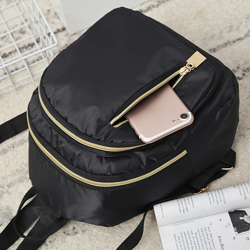 Casual Backpack Schoolbag Women Leisure Back Pack Ladies Knapsack