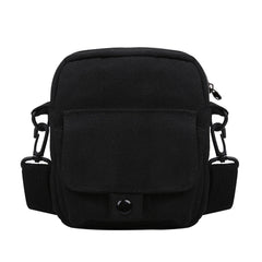 Casual Canvas Shoulder Bag Women Small Zipper Messenger Phone Pouch