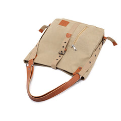 Casual Canvas Tote Bag Vintage Shoulder Bag Women's Backpack