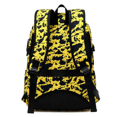 Casual College Laptop Backpack USB Charging Backpack Men Travel Backpack