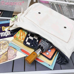 Casual Couple Phone Pouch Nylon Shoulder Bag with Pendant