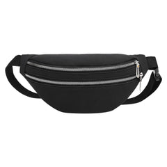 Casual Fanny Chest Bag Women Suede Waist Belt Pack Zipper Shoulder Crossbody Bag