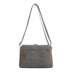 Canvas One-shoulder Small Square Bag for Women