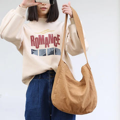 Casual Retro Washed Canvas Women Messenger Bag Student Shoulder