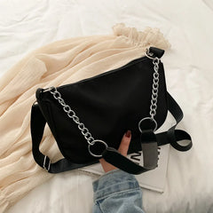 Casual Nylon Chain Bag Vintage Shoulder Bags