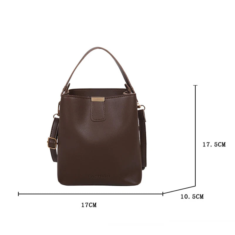 Casual Ladies Tote Female Bucket Women Shoulder Crossbody Messenger Bag