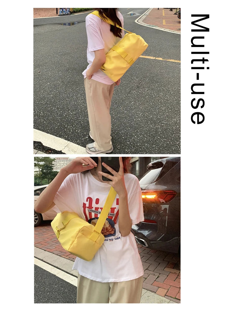 Casual Canvas Travel Bag Large Capacity Women's Handbag