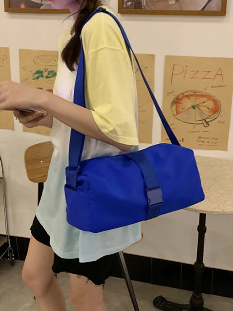 Casual Canvas Travel Bag Large Capacity Women's Handbag