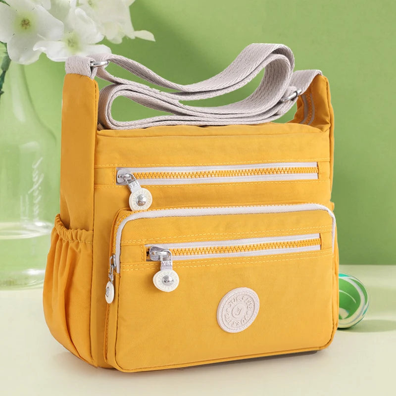 Large Capacity Waterproof Nylon Women Shoulder Bag