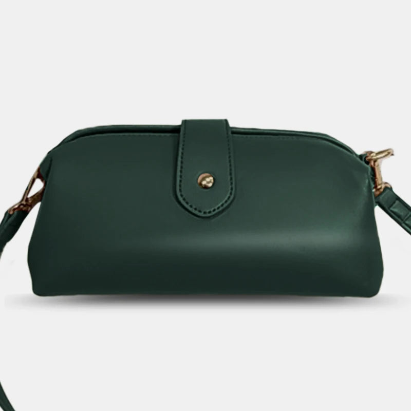 Casual Leather Shoulder Bags Doctor Bag Clutch