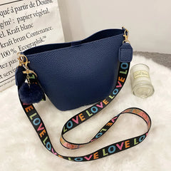 Lychee Pattern Crossbody Bag Women's Shoulder Handbag Messenger Bag