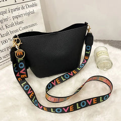 Lychee Pattern Crossbody Bag Women's Shoulder Handbag Messenger Bag