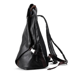 Men's PU High-End Backpack Multi-Function Large Capacity Classic Backpack