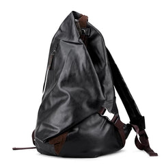 Men's PU High-End Backpack Multi-Function Large Capacity Classic Backpack