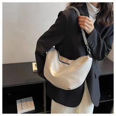 Nylon Chain Shoulder Bag Crossbody High Capacity Female Messenger Bag