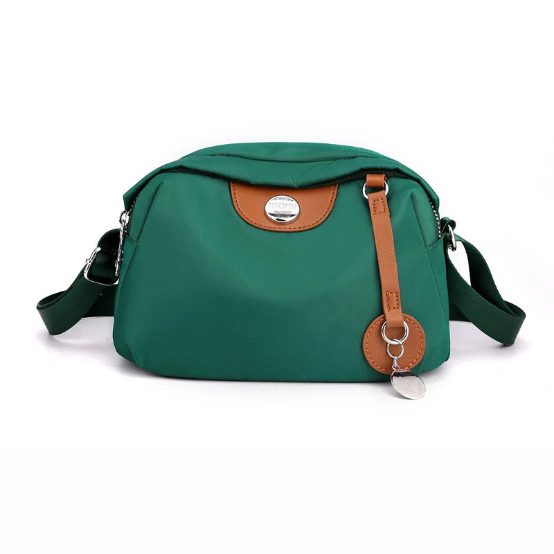 Casual Nylon Crossbody Bag for Women Lady Shoulder Bag Canvas Messenger Small Fe