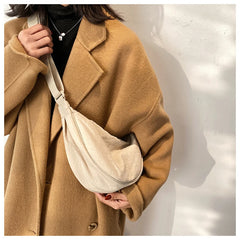 Casual Nylon Hobos Crossbody Bag Large Capacity Tote Lady Travel Shoulder Bag