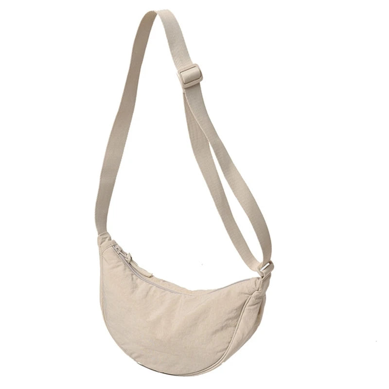Nylon Hobo Crossbody Bag for Women Tote Chest Boho Beach Pouch
