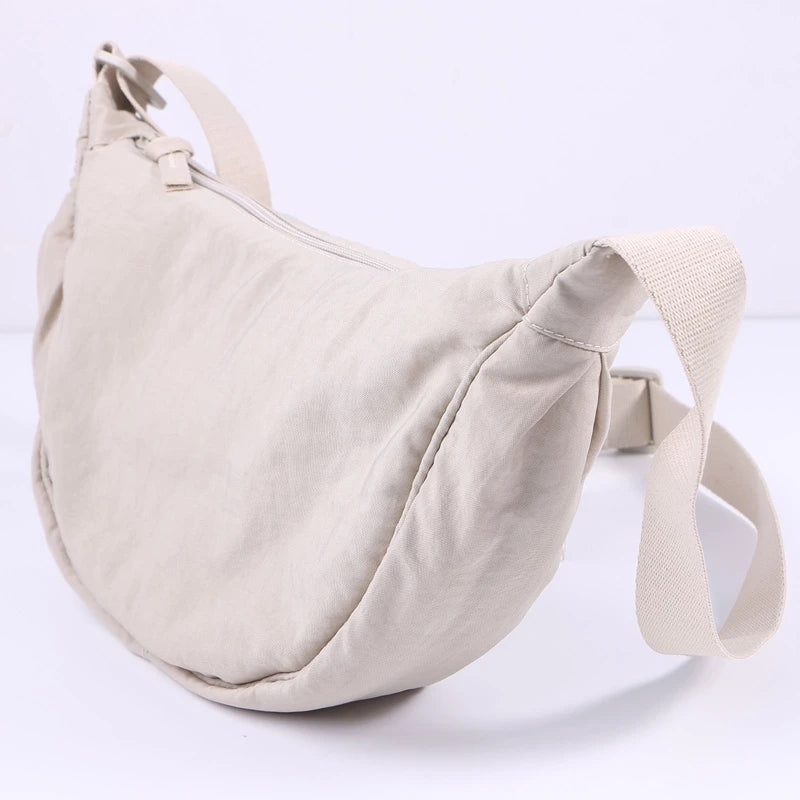 Nylon Hobo Crossbody Bag for Women Tote Chest Boho Beach Pouch