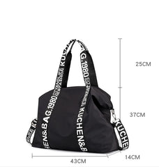 Casual Large Capacity Handbag Nylon Crossbody Shoulder Bag For Women