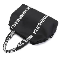 Large Capacity Nylon Tote Bag for Women Crossbody Shopping Mommy Bag