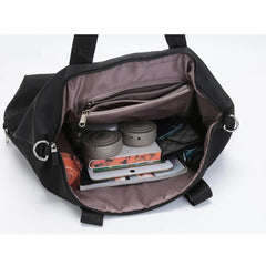 Large Capacity Nylon Tote Bag for Women Crossbody Shopping Mommy Bag