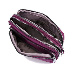 Nylon Waterproof Crossbody Bag for Women Men Outdoor Shoulder Bag