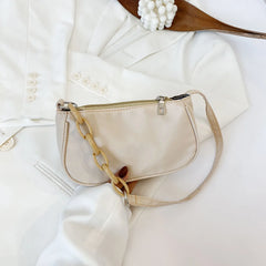 Casual Nylon Women Shoulder Bags Solid Small Handbags Female Totes