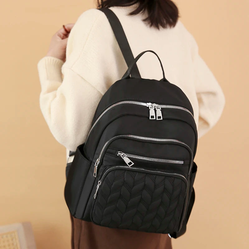 Women's Waterproof Oxford Backpack for School and Travel