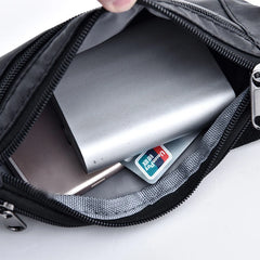 Vintage PU Leather Waist Bag for Men