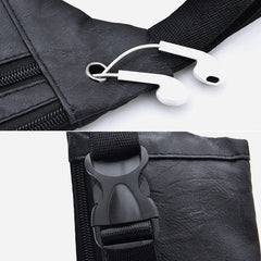 Vintage PU Leather Waist Bag for Men