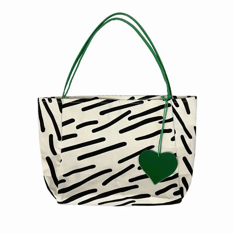 Casual Canvas Tote Bag Large Capacity Stylish Handbags